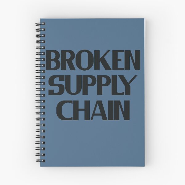 Item preview, Broken Supply Chain - Bold Black Text designed and sold by Chubuter.
