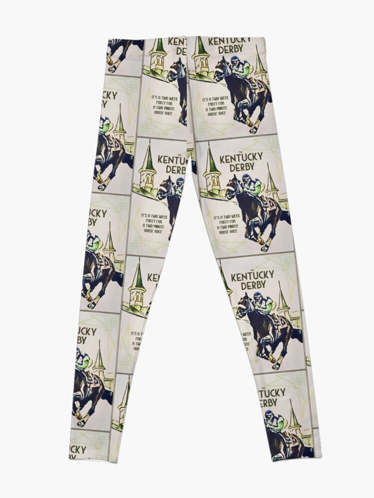 Disover It's Kentucky Derby Time Again! Leggings