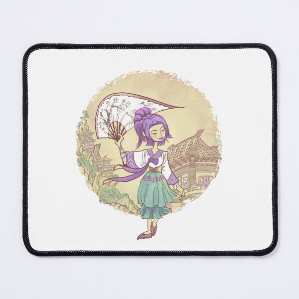 Item preview, A Korean Woman Walking on the Wonderful View of Korea designed and sold by artredstar.