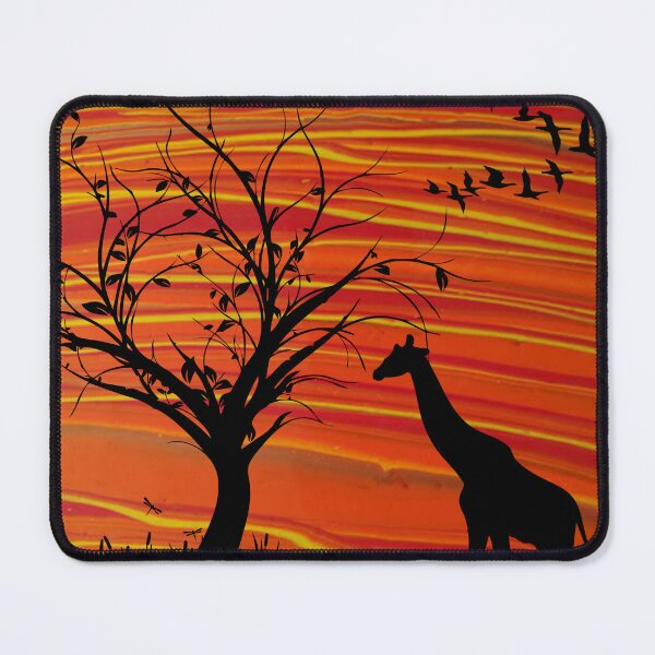 Item preview, Sunset African Savannah Landscape - Original Acrylic Art designed and sold by AussieMuma.