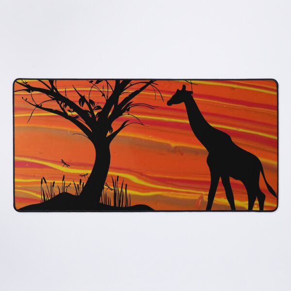 Item preview, Sunset African Savannah Landscape - Original Acrylic Art designed and sold by AussieMuma.
