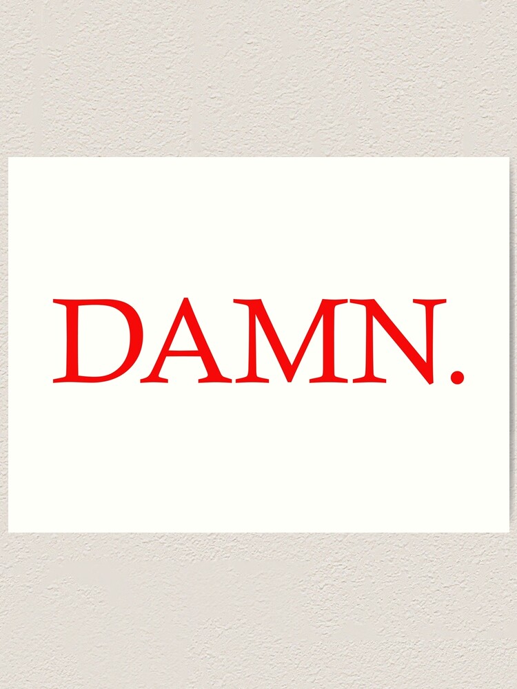 Kendrick Lamar Humble Cover Poster DAMN 2017 Album Art Print 20×20 24×24/" 32×32/"