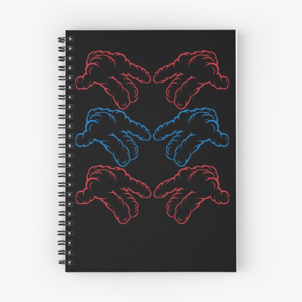 Item preview, Gimme Ten Cartoon Hand Pattern (Red/Blue) designed and sold by FuRanKuStudio.