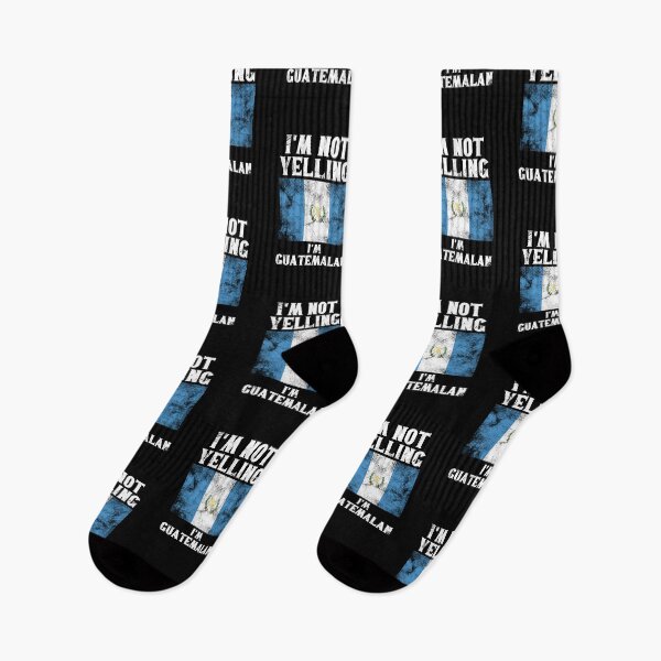 Item preview, Funny Guatemalan Gift: I'm Not Yelling, I'm Guatemalan - Retro Guatemala Flag - Guatemala Pride designed and sold by Adexyl.