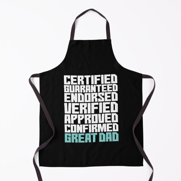 Item preview, Certified, Guaranteed, Endorsed, Verified, Approved, Confirmed Great Dad. designed and sold by studiohfy.