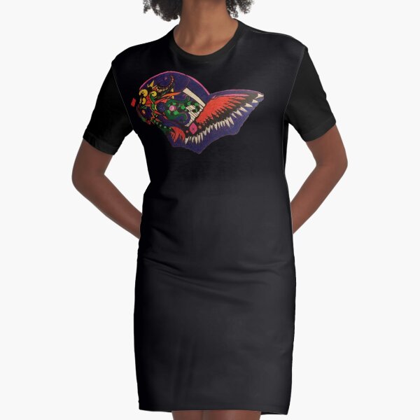 Shrouded Watcher Graphic T-Shirt Dress