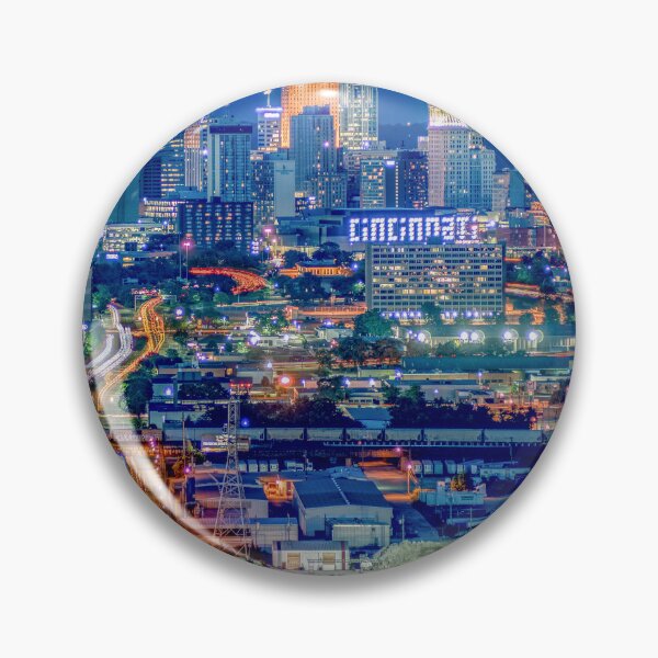Item preview, View Of The Cincinnati Ohio Skyline From 8th Street designed and sold by DaveFilm.