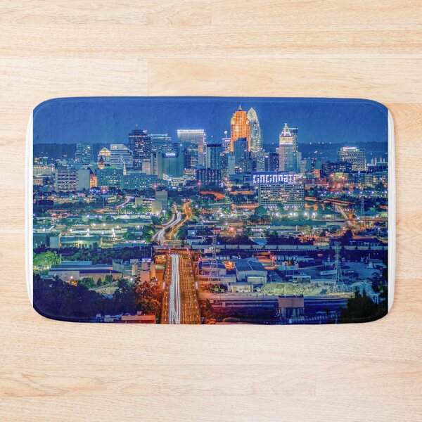 Item preview, View Of The Cincinnati Ohio Skyline From 8th Street designed and sold by DaveFilm.