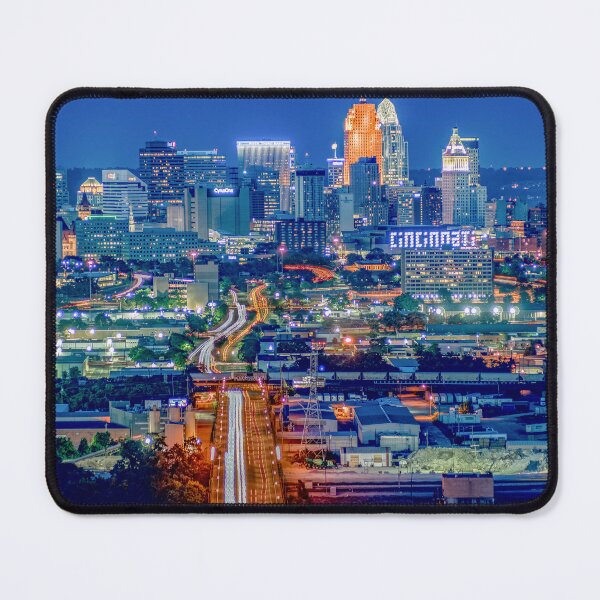 Item preview, View Of The Cincinnati Ohio Skyline From 8th Street designed and sold by DaveFilm.
