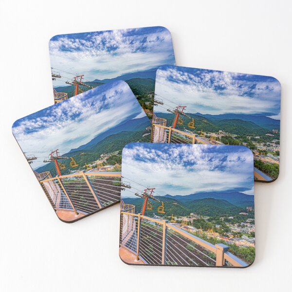Item preview, View Of Gatlinburg Tennessee Smoky Mountains Skylift Park Skybridge designed and sold by DaveFilm.