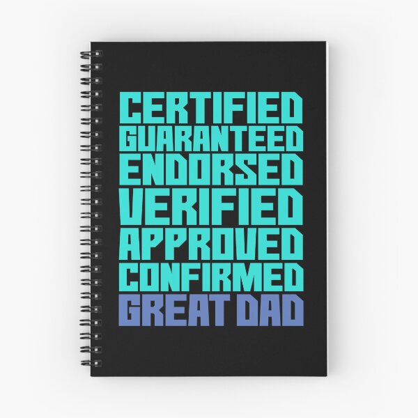 Item preview, Certified, Guaranteed, Endorsed, Verified, Approved, Confirmed Great Dad-2 designed and sold by studiohfy.