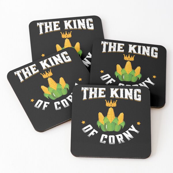 Item preview, King Of Corny Funny Bad Puns Father's Day Corny Dad Jokes designed and sold by Zulfiqqar.