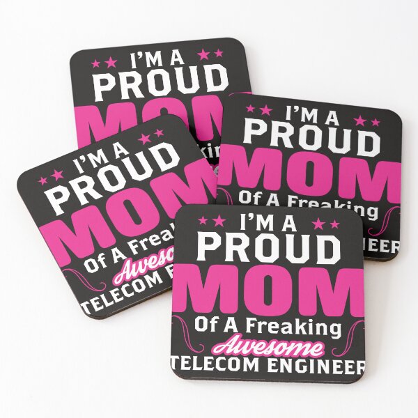 Item preview, I'm Proud Mom Telecom Engineer designed and sold by RED FIR.