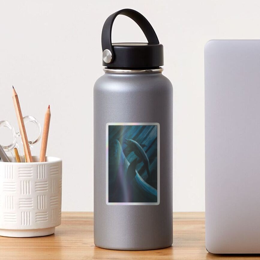 Item preview, Holographic Sticker designed and sold by LoveVasi.