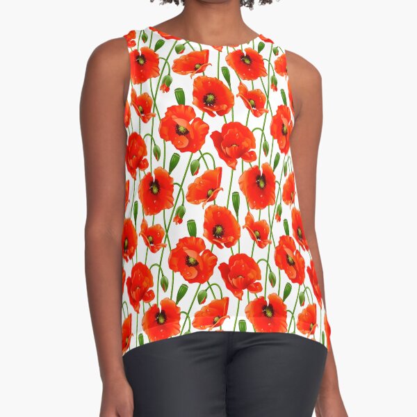 Item preview, Beautiful Red Poppy Flowers designed and sold by Makanahele.