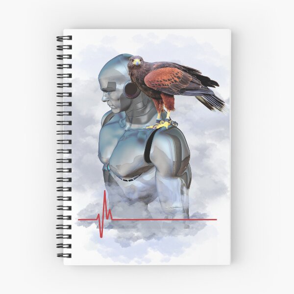 Item preview, Amazing Robot with Hawk Design makes a great gift for the Boyfriend or Man Of the House. Available on many items designed and sold by Abstractdiva.