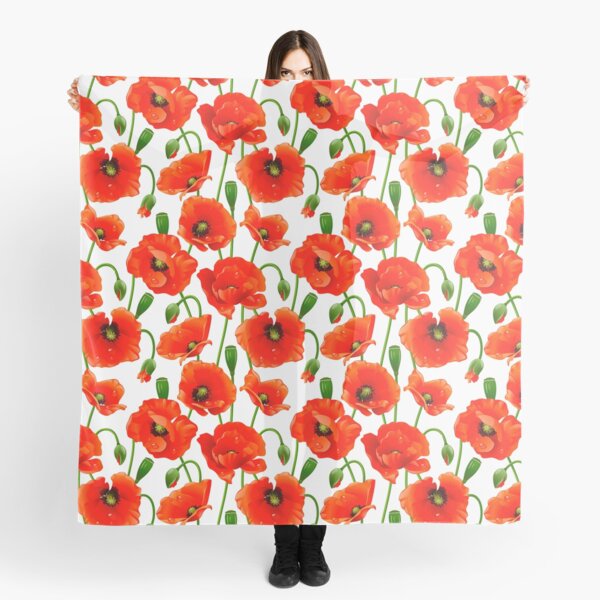 kate spade poppy scarf