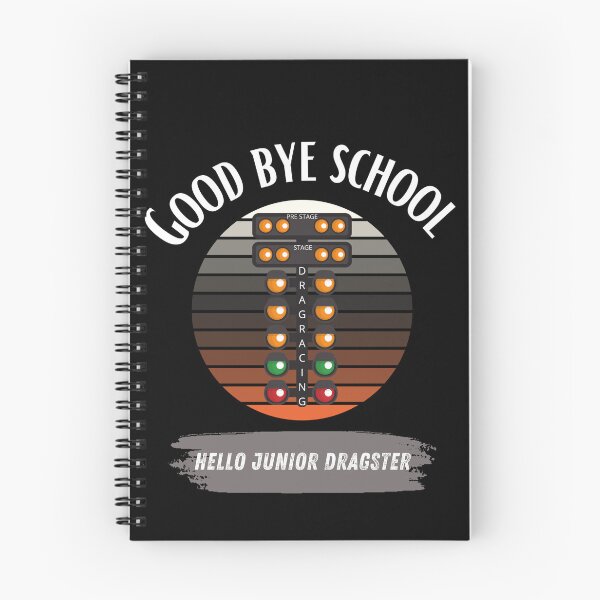 Item preview, Good Bye School Hello Junior Dragster Summer Happy Last Day of School Goodbye Racing Drag Racing Dragsters Drag Racing Christmas Tree Race Track Drag Strip Jr Dragster designed and sold by CarantinedChaos.