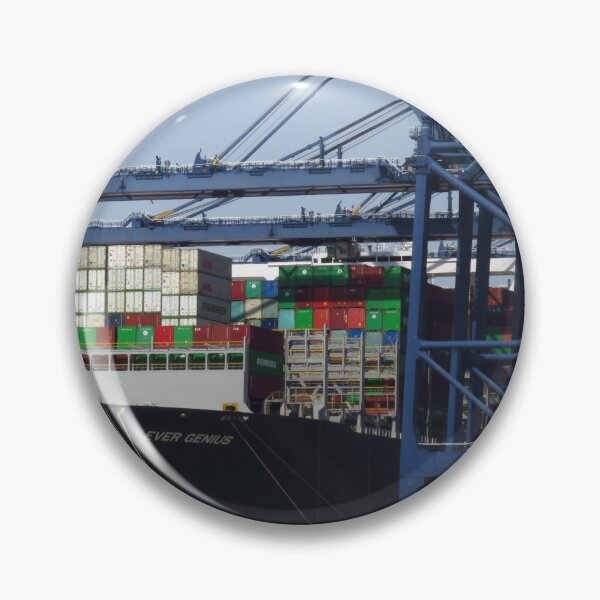 Item preview, Container Ship, Cranes & Containers designed and sold by wiggyofipswich.