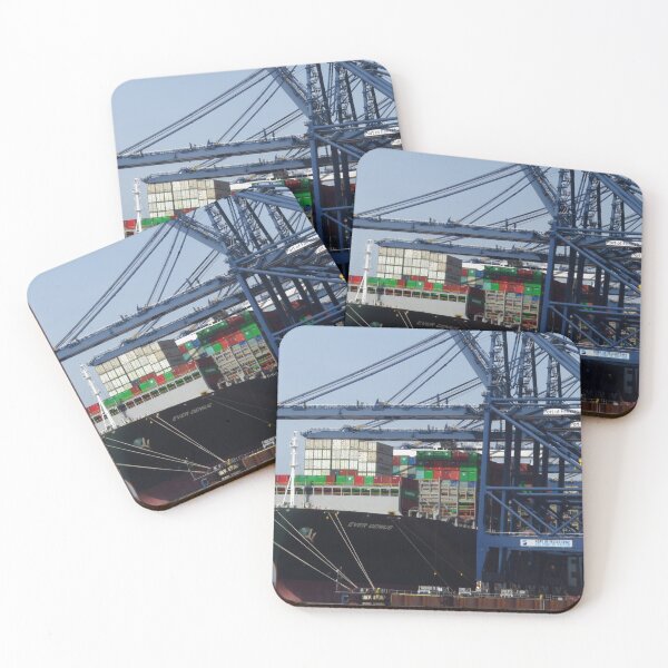 Item preview, Container Ship, Cranes & Containers designed and sold by wiggyofipswich.