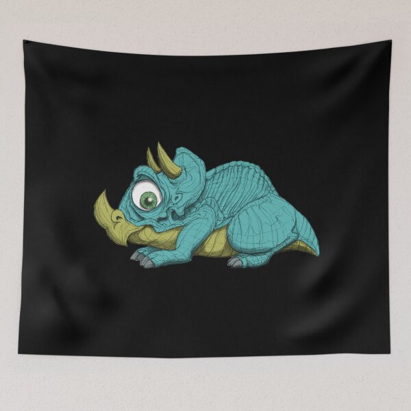 Item preview, Baby Triceratops. designed and sold by wickedcartoons.