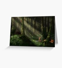Tomte & Friends Vitsippor Greeting Card