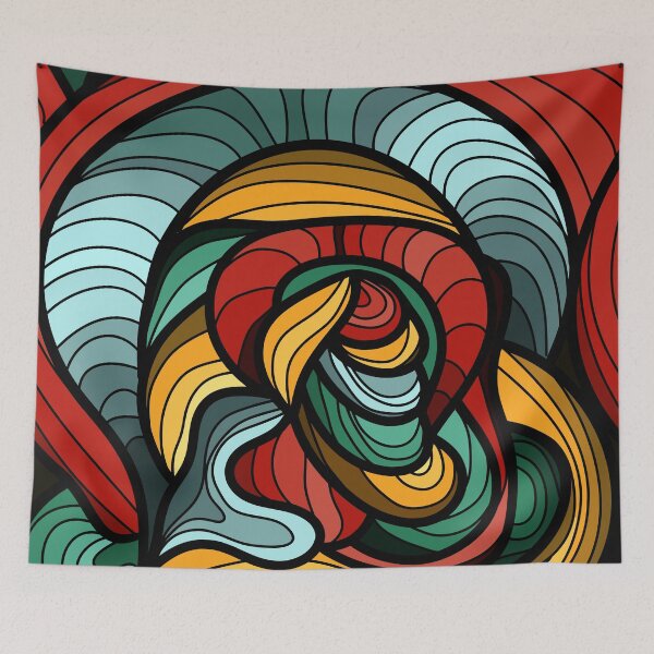 Item preview, Abstract Art Curves designed and sold by Makanahele.