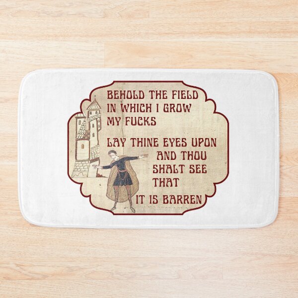 Item preview, Behold The Field, Funny Medieval Meme designed and sold by Resafal05.