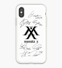 MONSTA X Monbebe + Signatures White iPhone Case