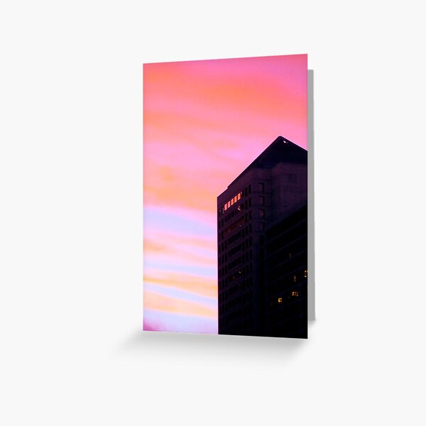 window into nightlight Greeting Card