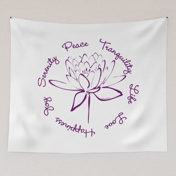Item preview, Serenity Tranquility Lotus (Purple) designed and sold by Makanahele.