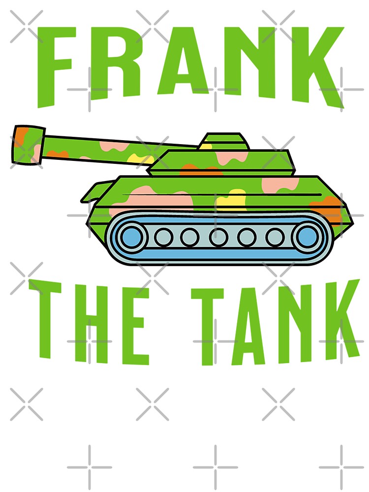 Frank The Tank Sticker for Sale by frigamribe88