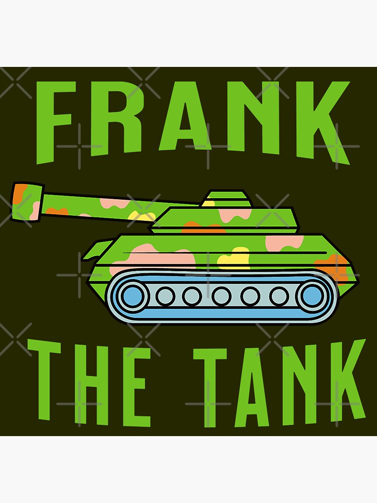 Frank The Tank Stickers for Sale  Tank tattoo, Body art tattoos, Old  school movies
