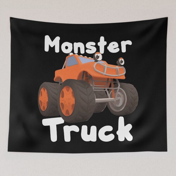 Item preview, Monster Max Truck Kids Garage designed and sold by cowtownCOWBOY.