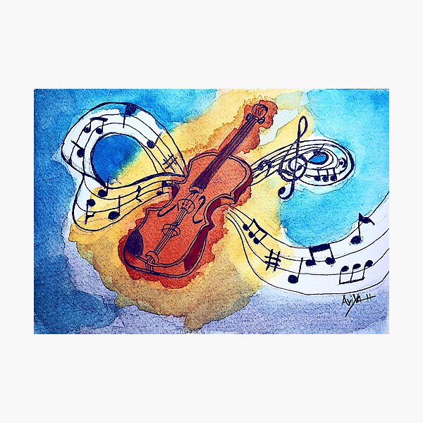 The Love of Music Photographic Print