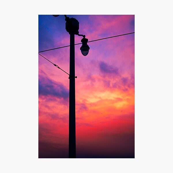 nightly lit Photographic Print