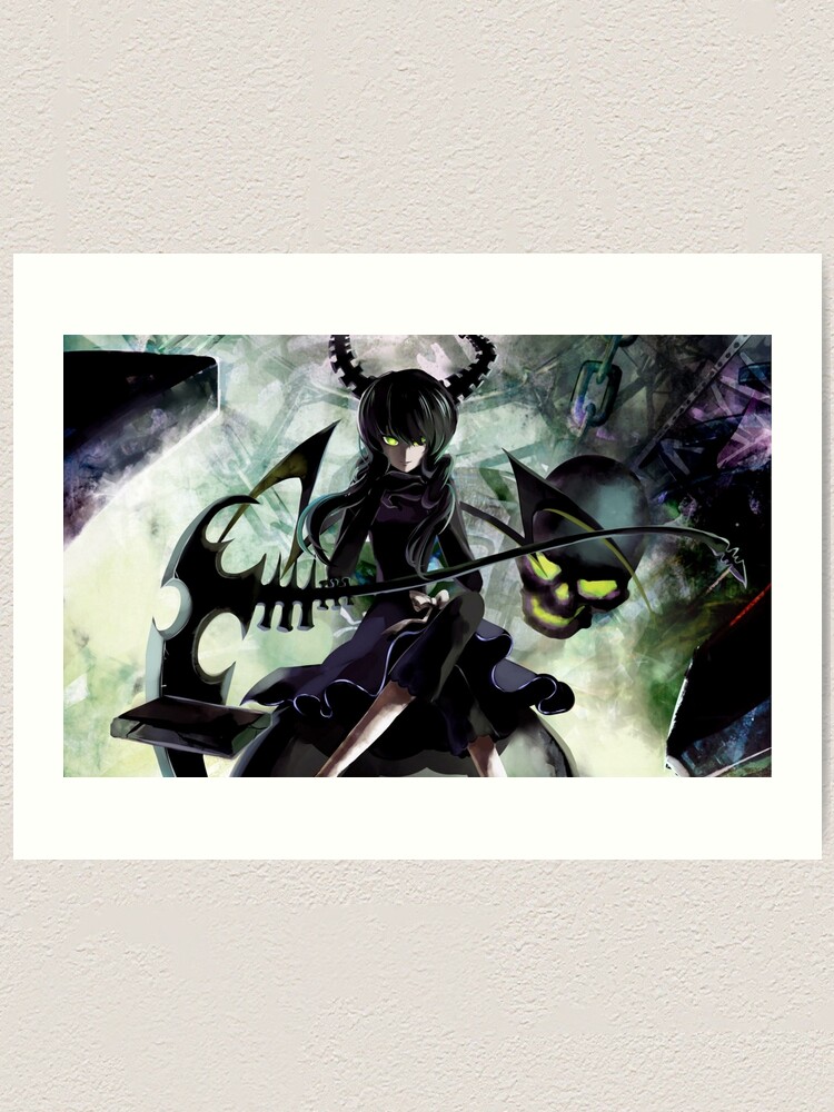 Anime Grim Reaper Art Print By Smi13y Redbubble