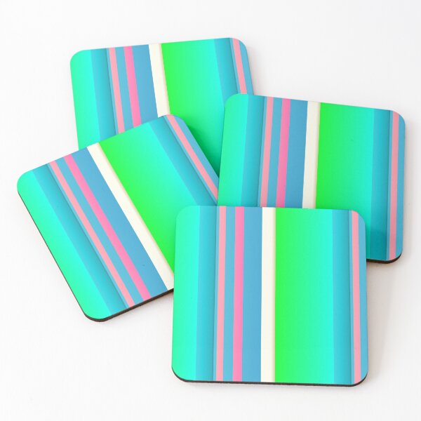 Item preview, Pink blue green lines designed and sold by lausn.