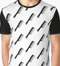 Black comb Graphic T-Shirt