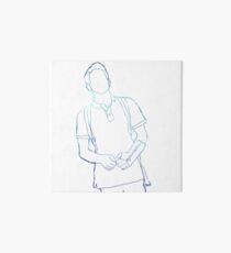 Evan Hansen Galaxy Silhouette Galeriedruck