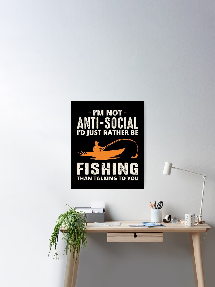 Fishing Dad Fish Outdoor Hobby Activity Funny | Poster
