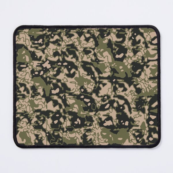Item preview, Military Camouflage Distorted Glass Blocks Patterns in Green, Beige and Black designed and sold by ShopieHome.