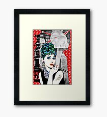 Audrey Punked Framed Print