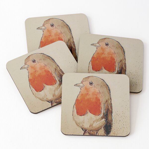 Item preview, European Robin's Smirk designed and sold by rdbgreetings.