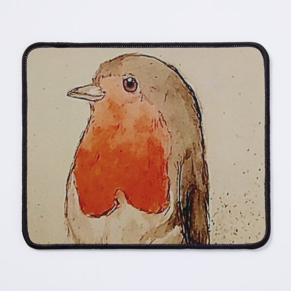 Item preview, European Robin's Smirk designed and sold by rdbgreetings.