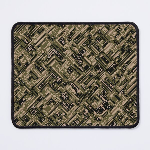 Item preview, Military Camouflage Distorted Lines Patterns in Green, Beige and Black designed and sold by ShopieHome.