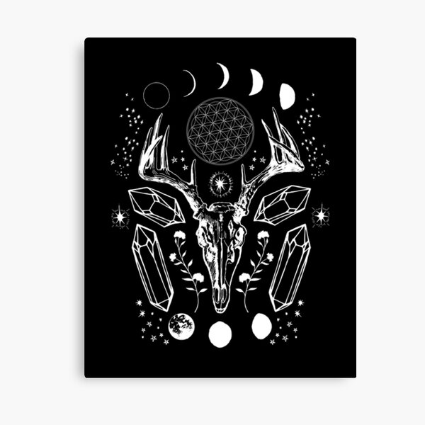 Crystal Moon. Canvas Print