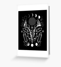 Tarjeta de felicitación Luna de cristal