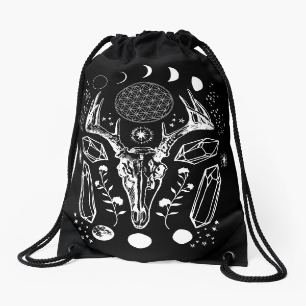 Crystal Moon. Drawstring Bag
