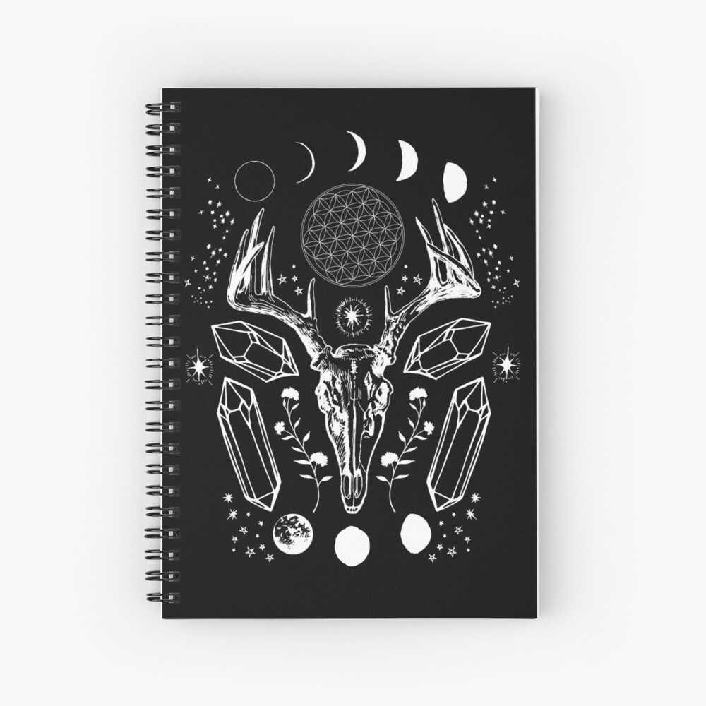 Crystal Moon. Spiral Notebook